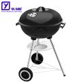 round Charcoal grill vintage cast iron hibachi grill for Outdoor Home or Garden